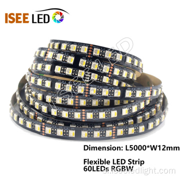 RGBW LED නම්යශීලී නම්යශීලී තීරුව 60 ලීටර්